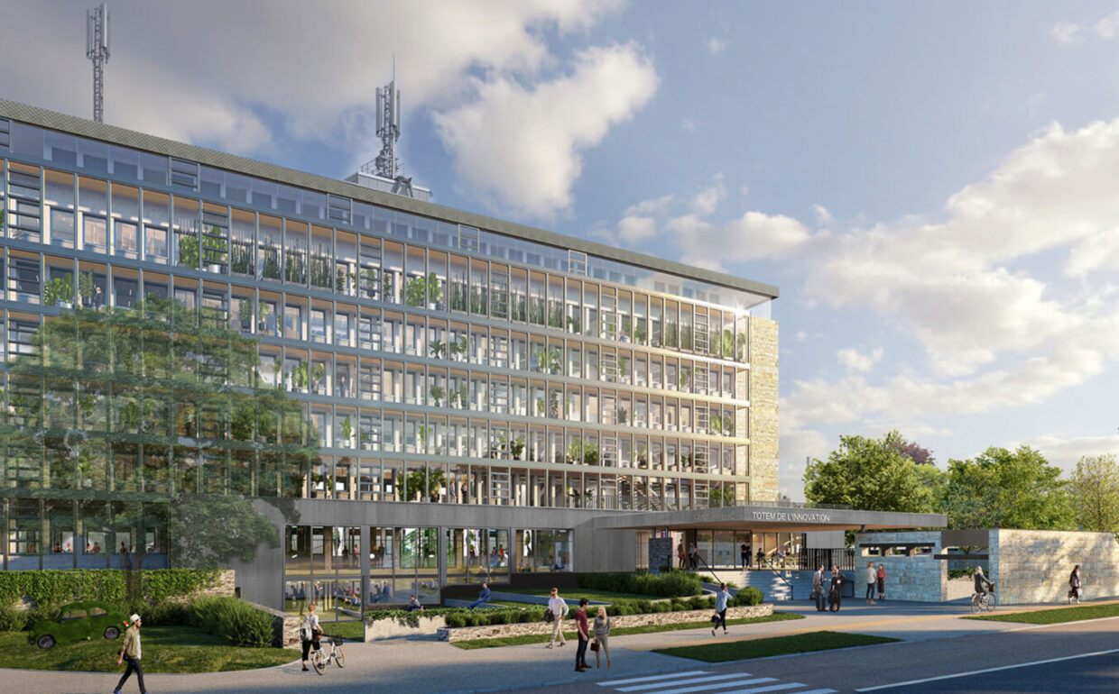 Totem à Saint-Brieuc